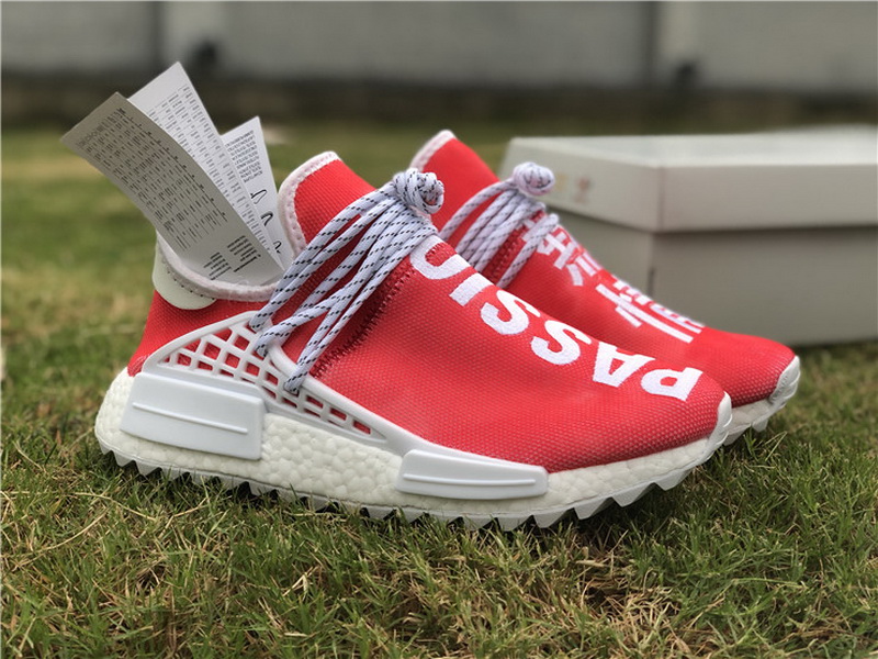 Super max Adidas NMD Human Race Pharrell China Exclusive Red(98% Authentic quality)